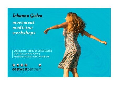 Postkaart dansworkshop Johanna Gielen